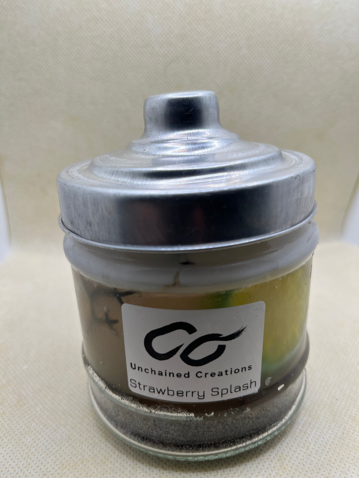 Bougie en gel cire 12 onces « Strawberry Splash » inspirée de l'océan