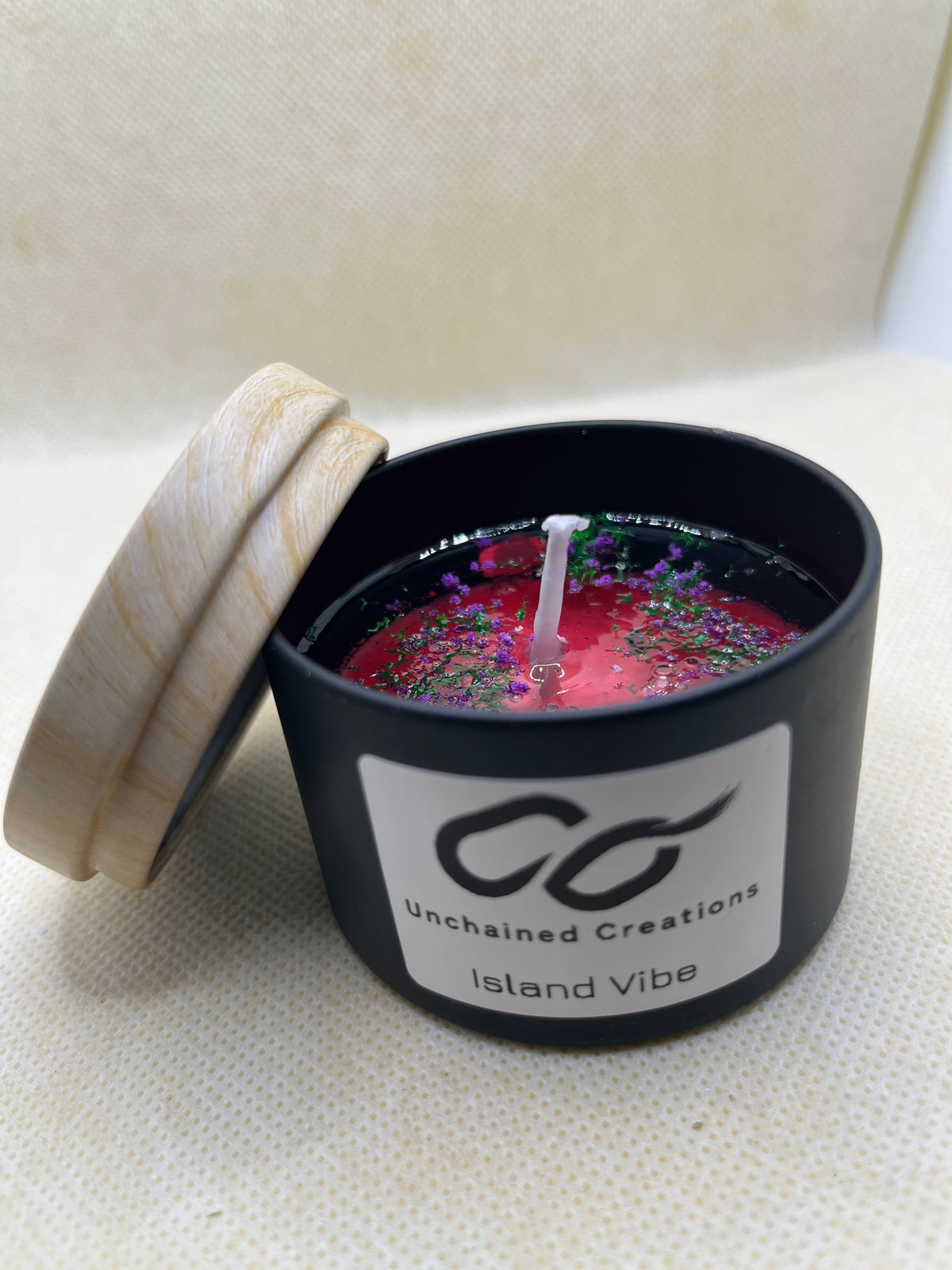 4 oz “Island Vibe” Tin Gel Wax Candle