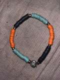 “skull” polymer Clay Stretch Bracelet