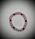 Purple Burst “Boo” Stretch Bracelet