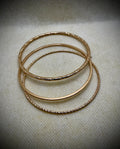 Stackable Bangles – Stainless Steel or Gold Plated