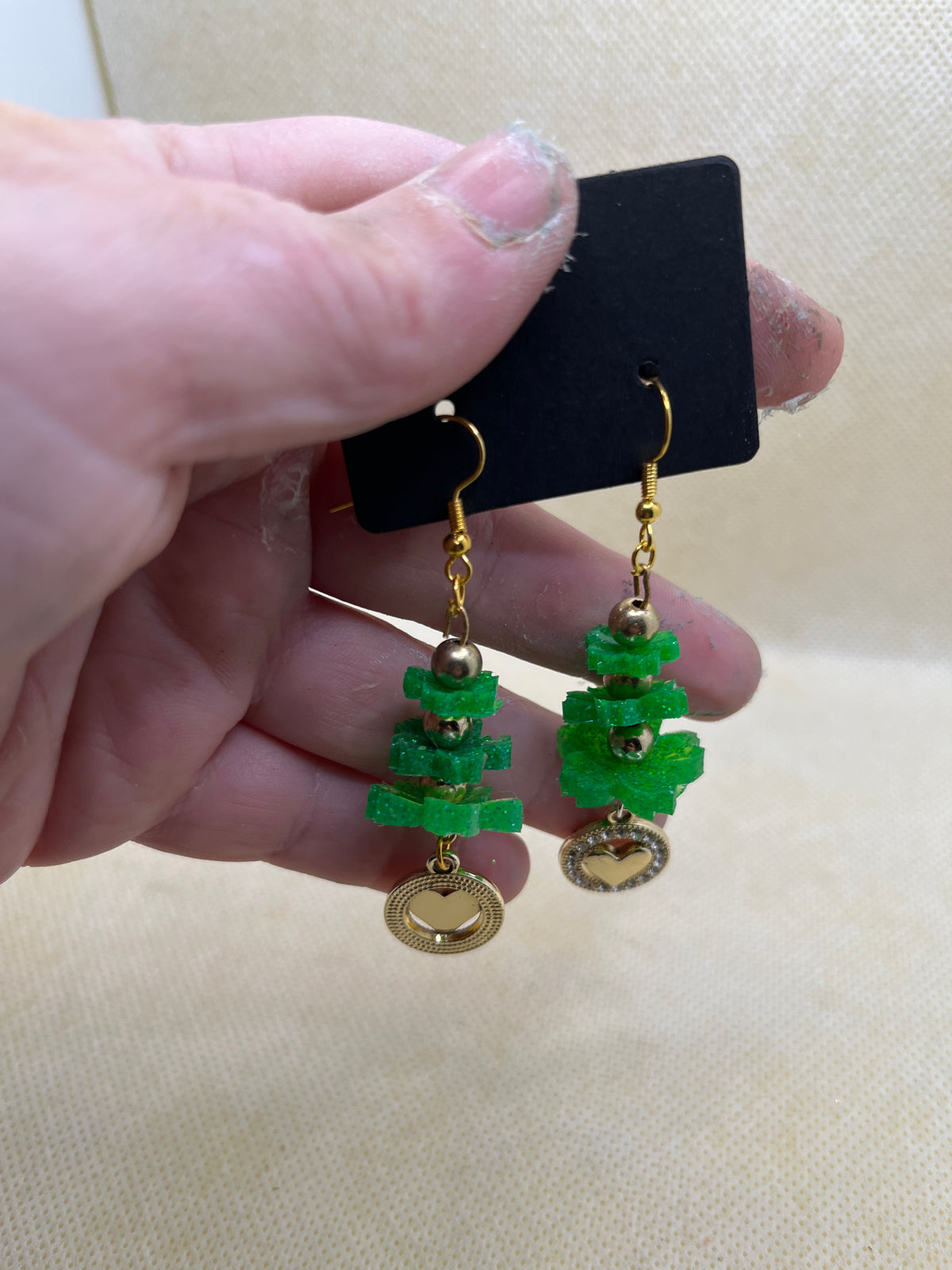 3D Christmas tree Earrings