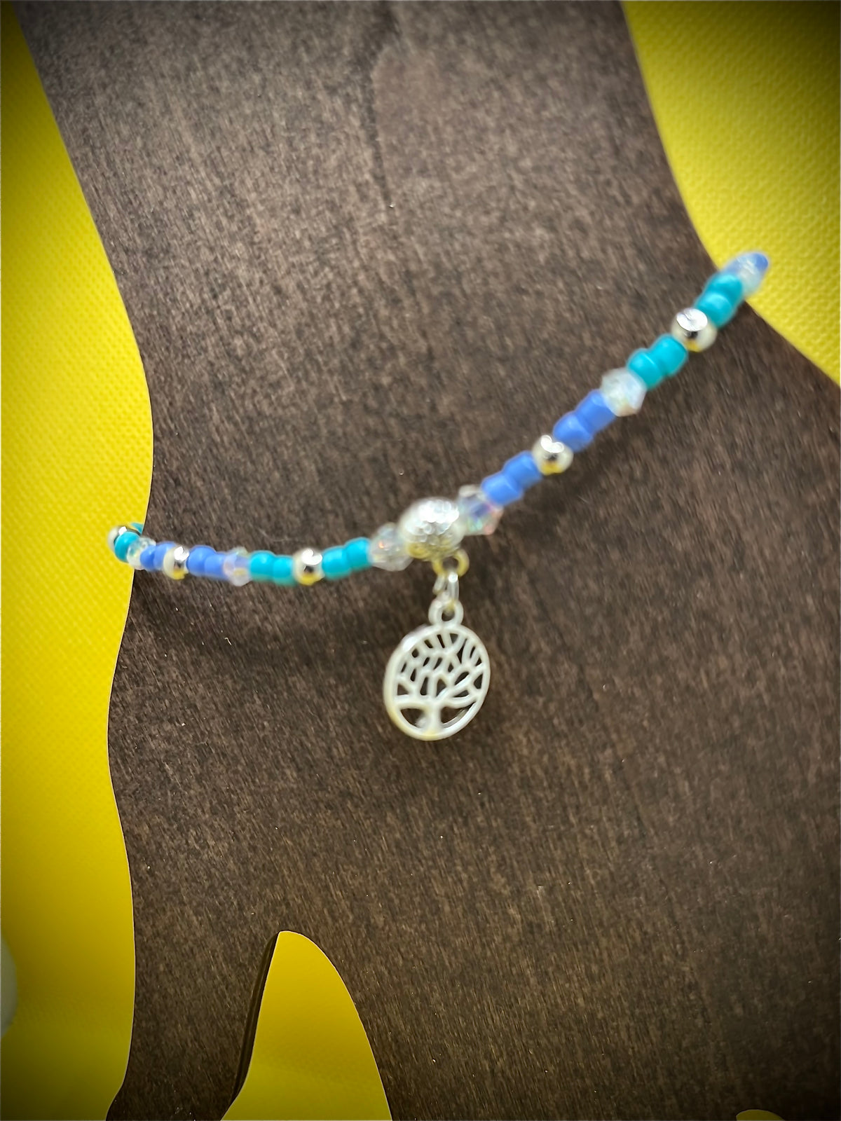 Tree of Life Seed Bead Bracelet