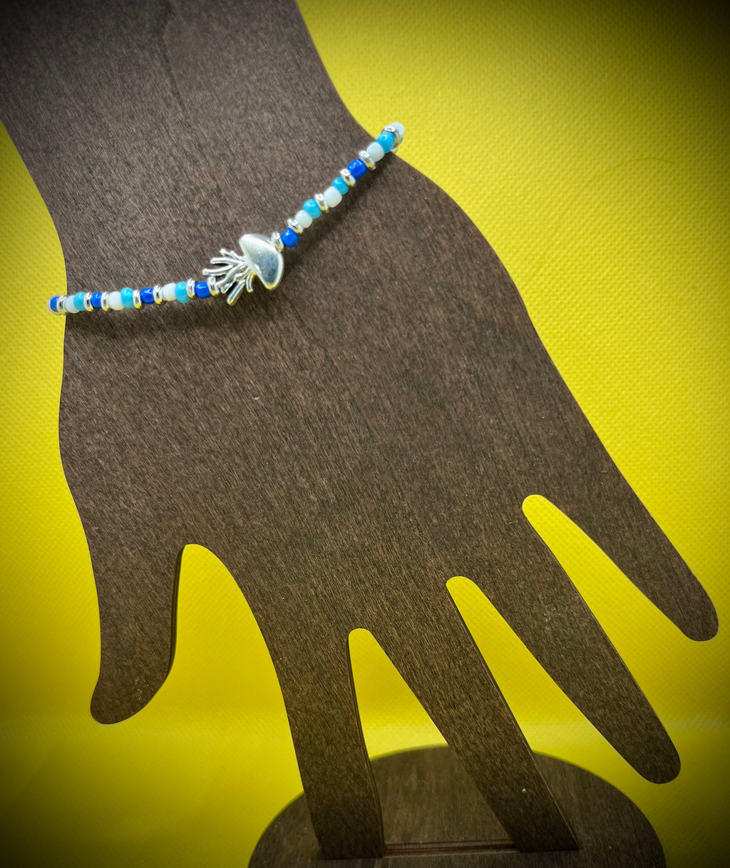 Ocean Jelly Fish Stretch Bracelet