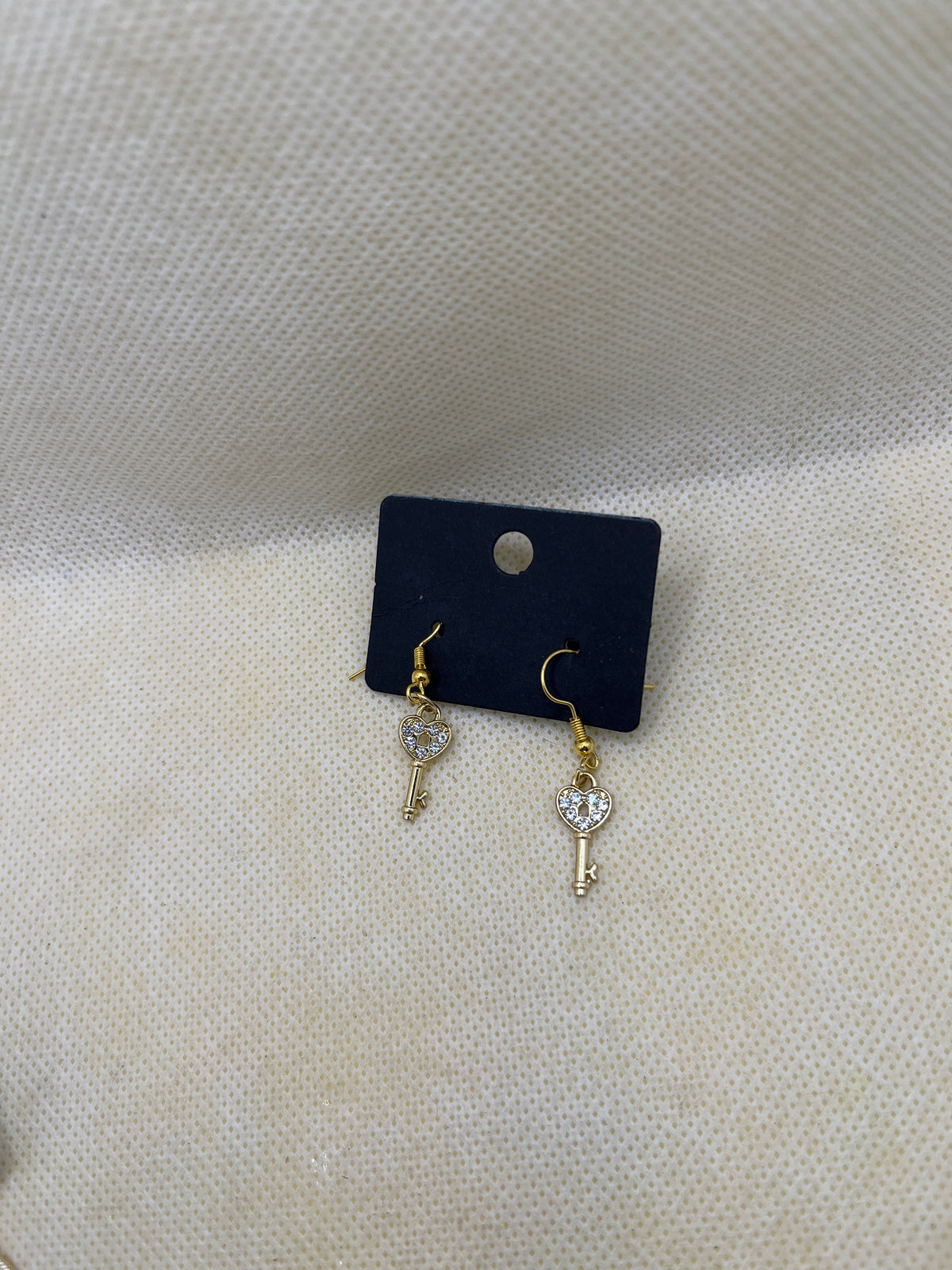 Rhinestoned Dangle Earrings