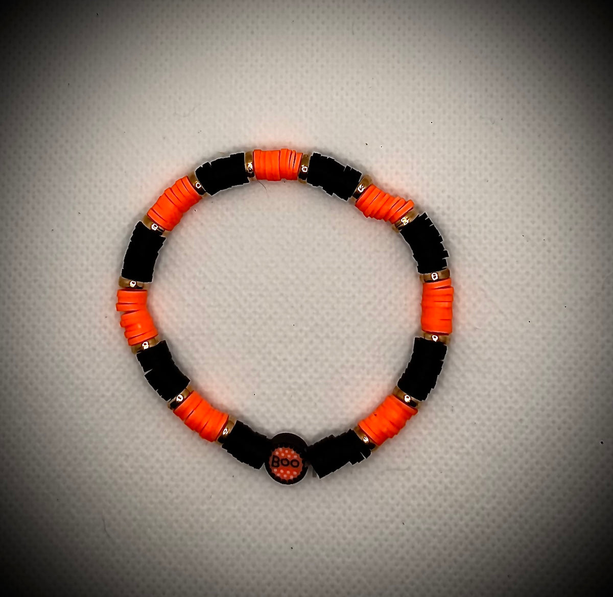 polymer Clay ‘Fall’ “Boo” Bracelet