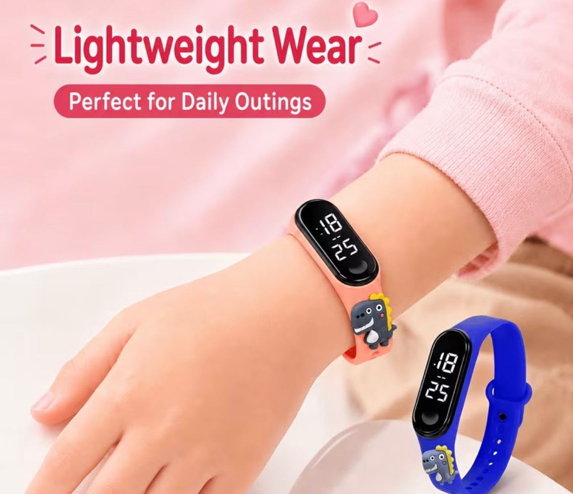 Kids LED Dinosaur Watch