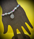 Pink & light Blue Gradiant Outdoors Lover Bracelet