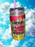 True Crime Obsessed 16 ounce Snowglobe Tumbler