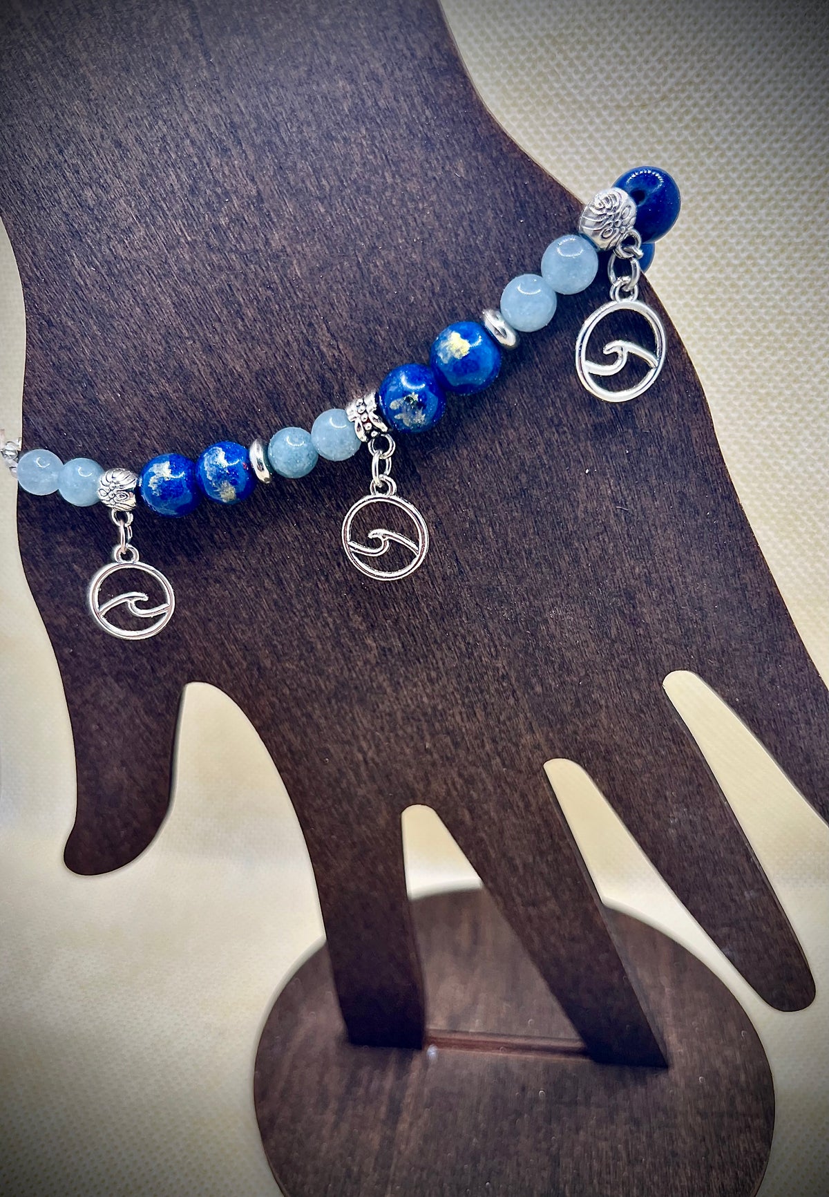 Ocean Waves 8mm Beaded Bracelet