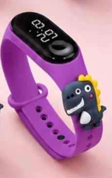 Montre LED dinosaure pour enfants