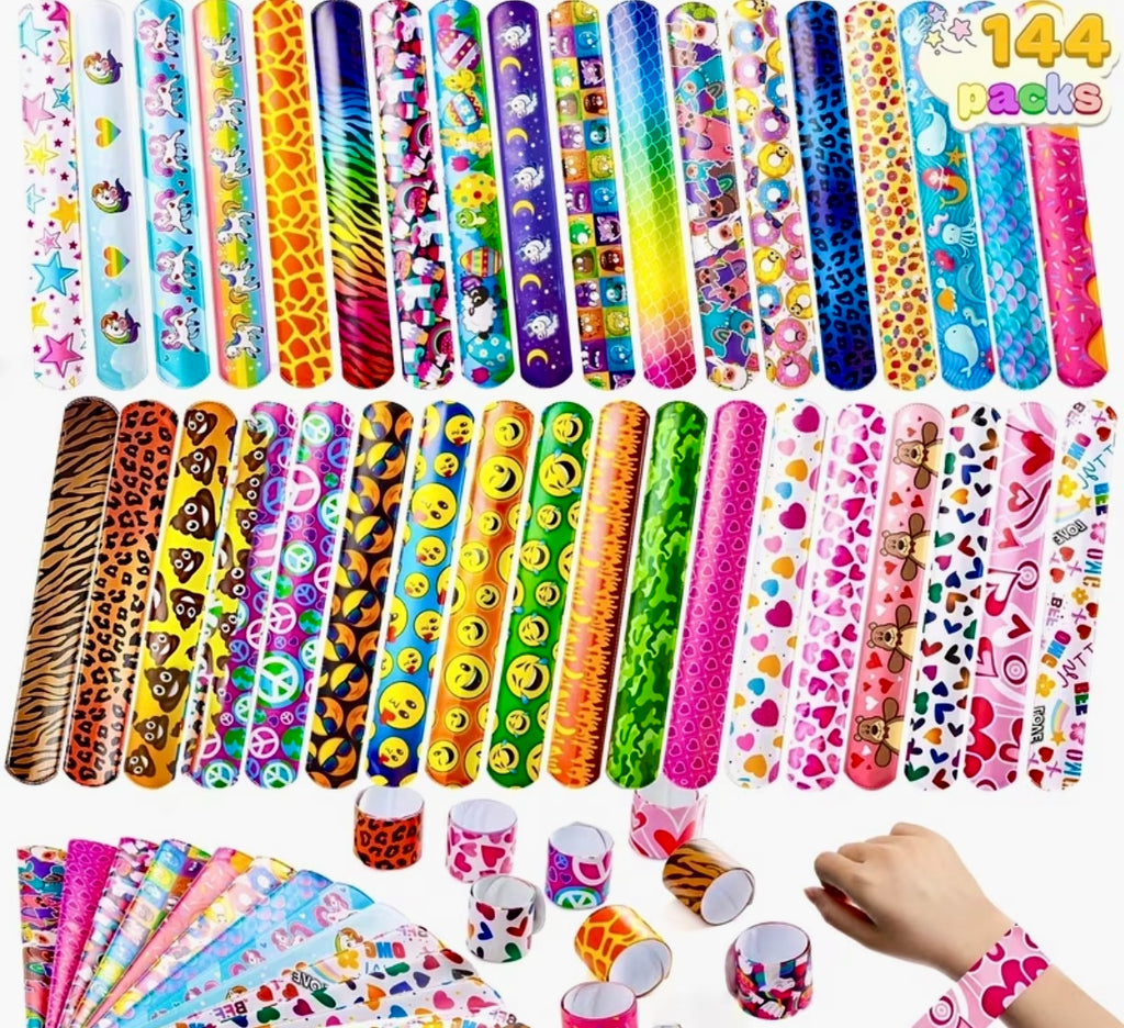 Unisex Kids Slap Bracelets