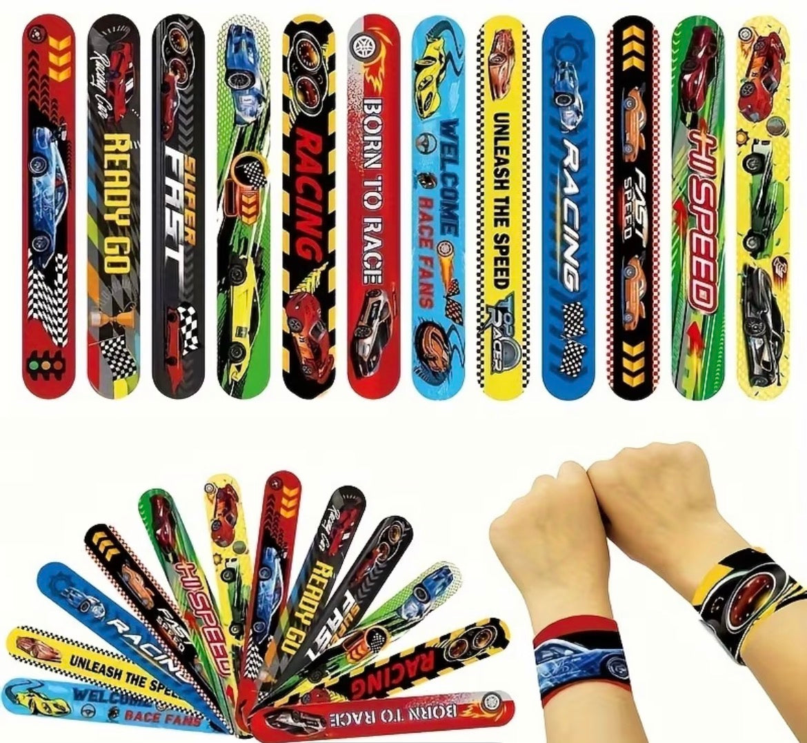 Bracelet claque voiture de course