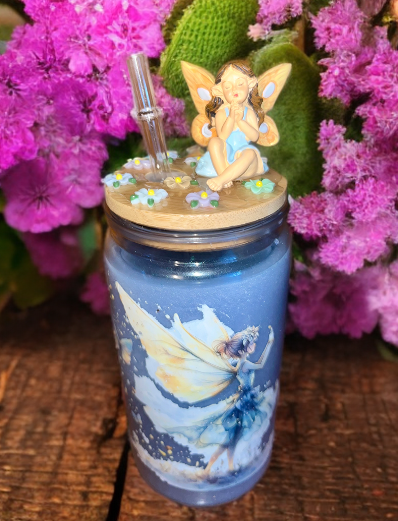 Fairy Goddess 16 ounce Snowglobe Tumbler - Unchained Creations