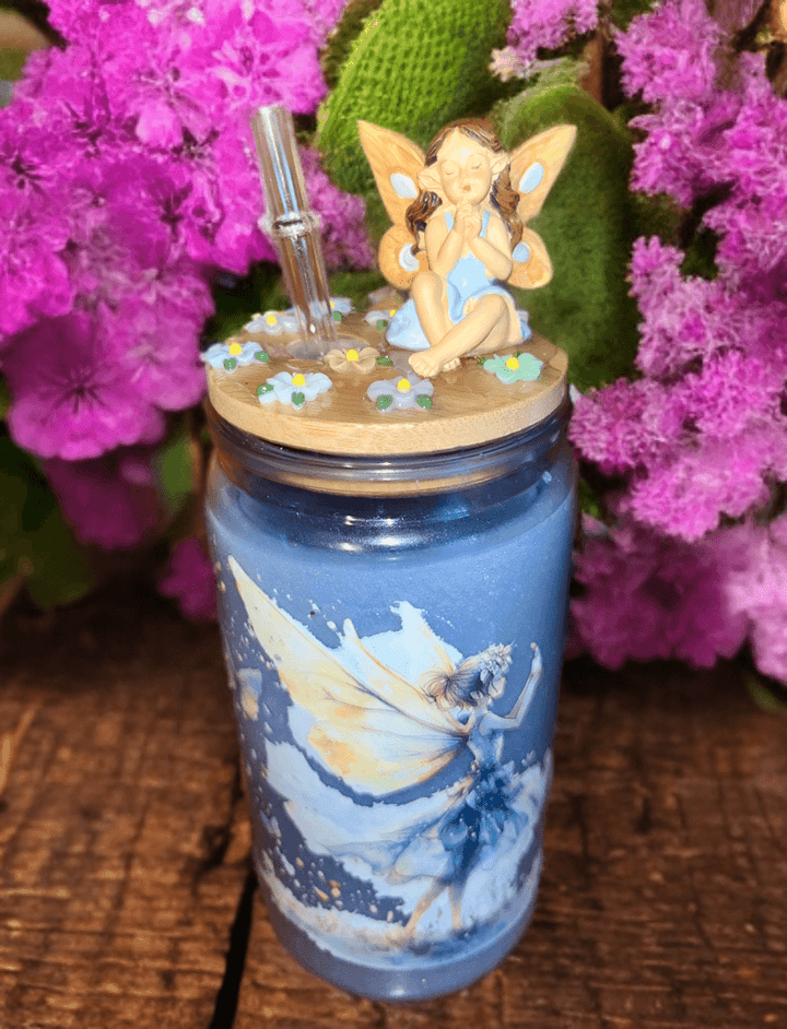 Fairy Goddess 16 ounce Snowglobe Tumbler - Unchained Creations