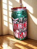 It’s a Baseball Kinda Day 16 ounce Snowglobe Tumbler - Unchained Creations