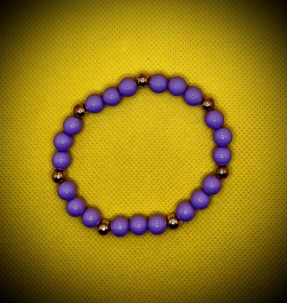 Light Purple Beaded Bracelet - Unchained Creations