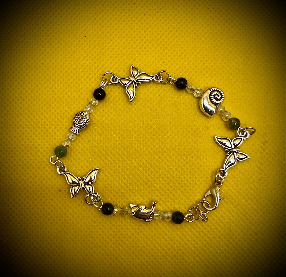 Ocean Garden Butterfly Bracelet - Unchained Creations