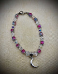 Pink & Blue Moonlight Bracelet - Unchained Creations