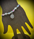 Pink & light Blue Gradiant Outdoors Lover Bracelet - Unchained Creations