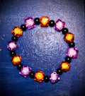 Spooky Ghost Halloween Stretch Bracelet - Unchained Creations